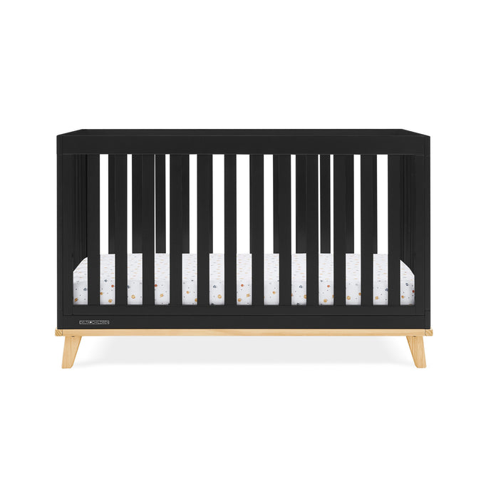 DCB: Ebony with Natural (1482) 16-Frankie 4-in-1 Convertible Crib
