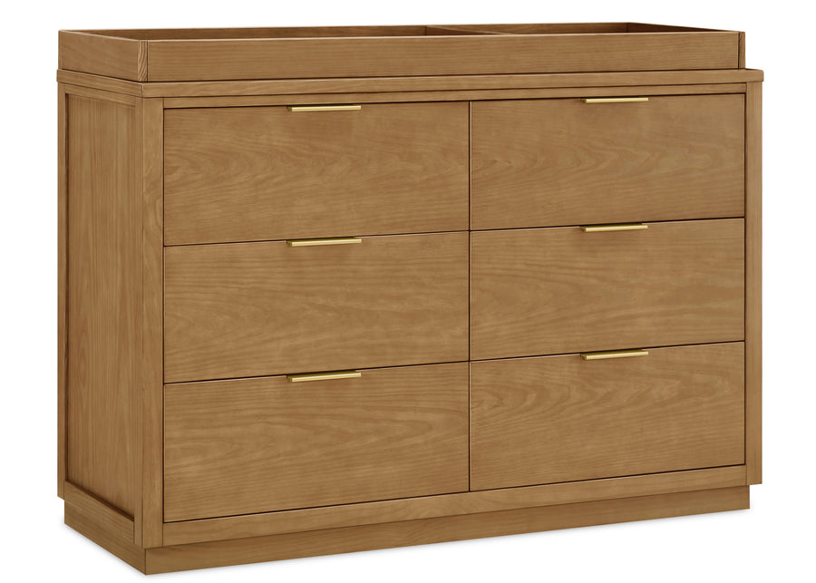 Acorn (755) 3-Forever 6 Drawer Dresser with Interlocking Drawers - Naturals Collection