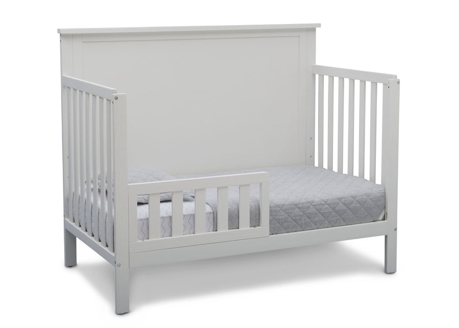 Textured White (1349) 10-Middleton 4-in-1 Convertible Baby Crib