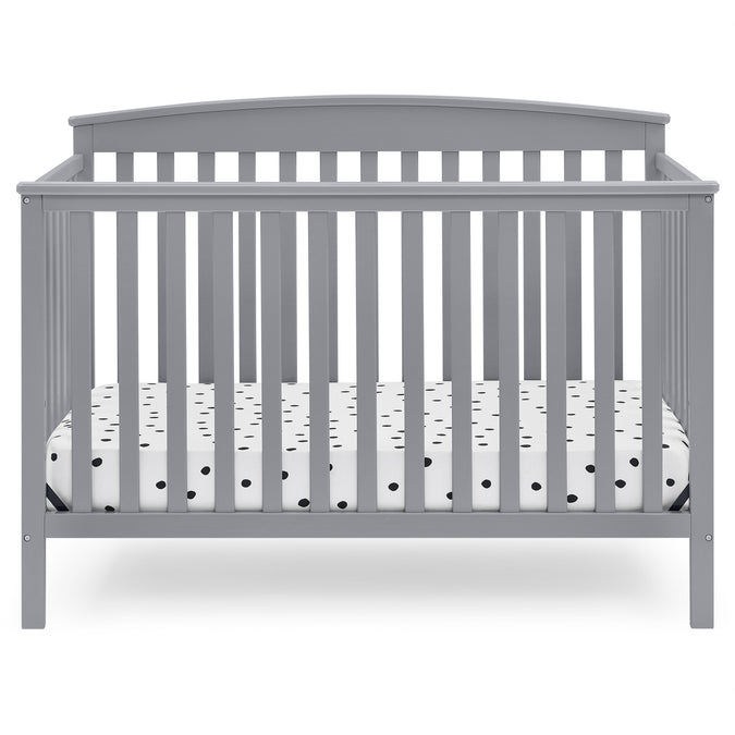 DCB: Grey (026) 17-Hanover 6-in-1 Convertible Baby Crib