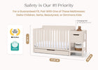 Soft Beige (1560) 7-Maya 5-in-1 Convertible Crib and Changer with Storage