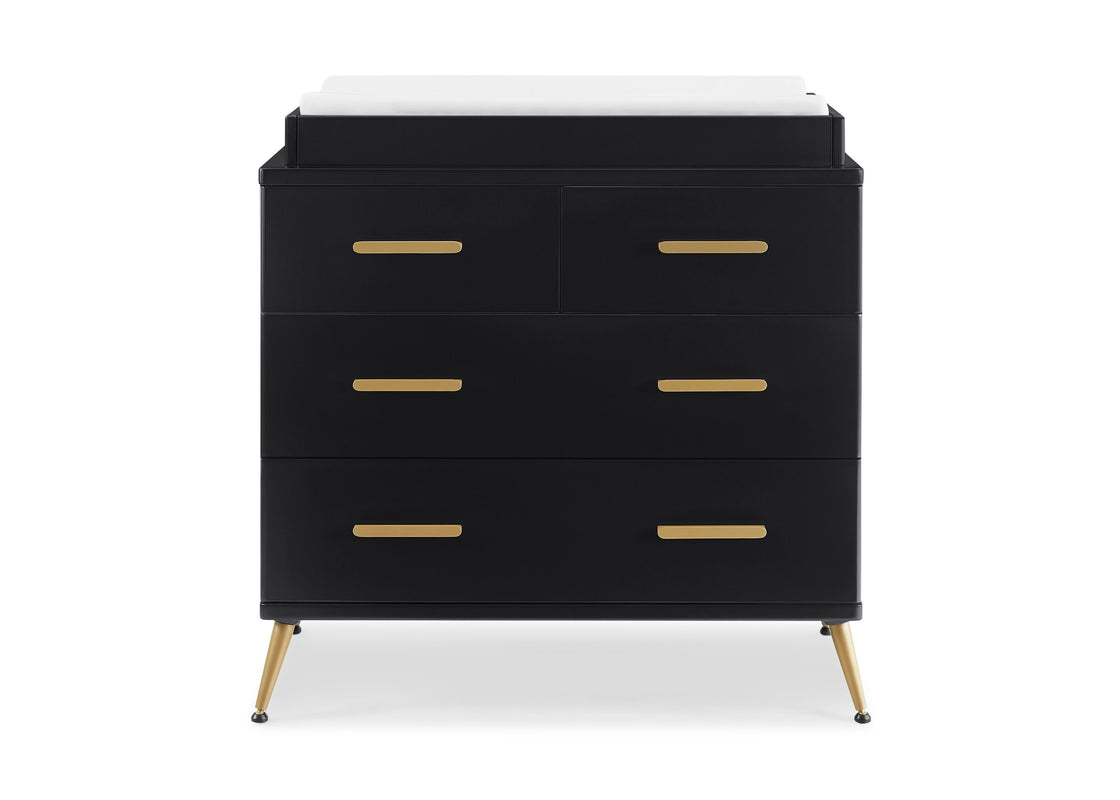 delta children sloane 4 drawer dresser with changing top Delta Children Sloane 4 Drawer Dresser with Changing Top and Interlocking Drawers