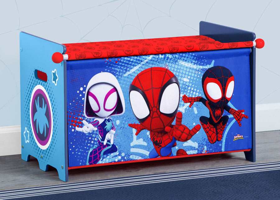 Spider-Man (1164) 1-Spidey and His Amazing Friends Toy Box with Retractable Fabric Top