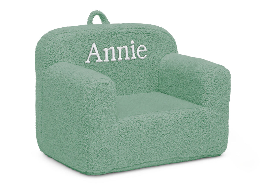 Sage (1292) 8-Personalized Cozee Sherpa Chair for Kids