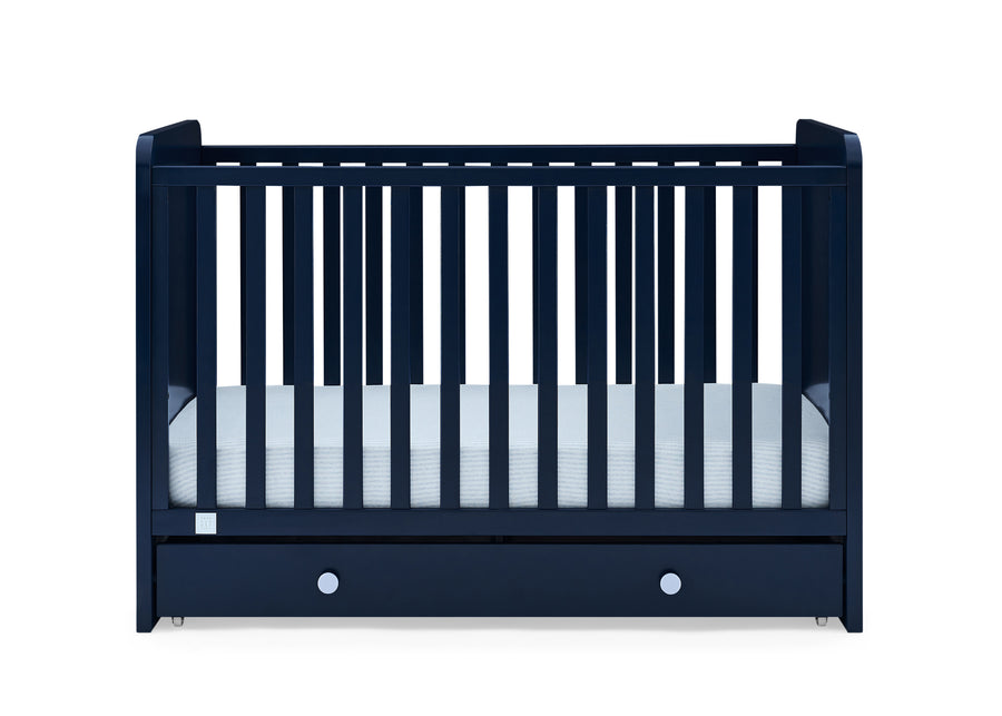 Navy with Light Blue (1476) 31-babyGap Graham 4-in-1 Convertible Crib with Storage Drawer