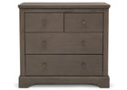 Rustic Grey (084) 2-Paloma 4 Drawer Dresser with Changing Top and Interlocking Drawers