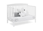 Bianca White (130) 15-Hanover 6-in-1 Convertible Baby Crib