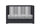 Midnight Grey (1360) 18-Cassie 4-in-1 Convertible Crib with Underdrawer