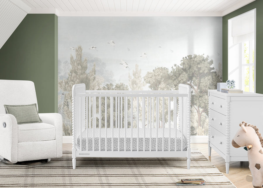 Bianca White (130) 1-Saint 4-in-1 Convertible Crib