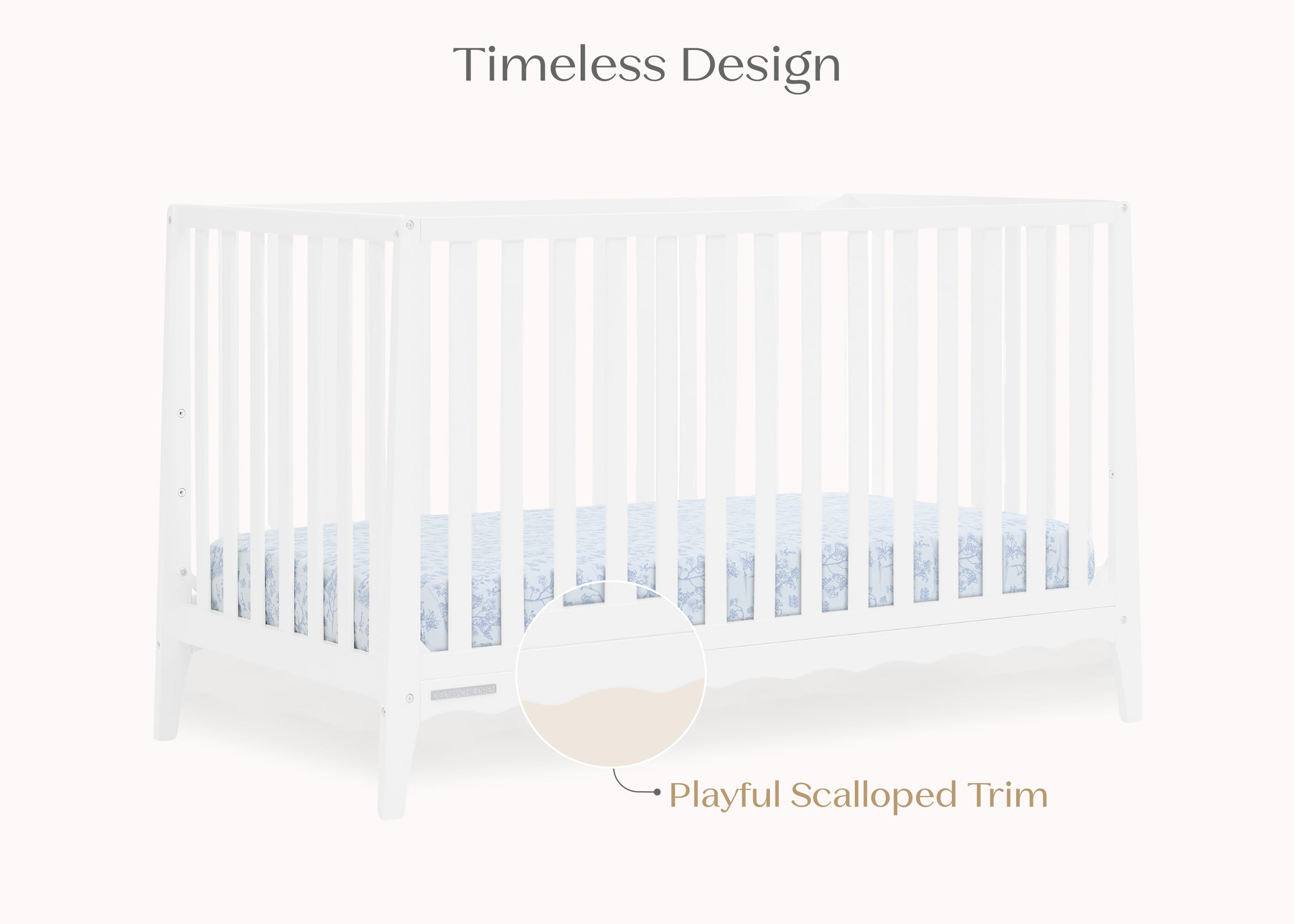 Lulu 5-in-1 Convertible Crib | Delta Children