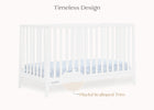 Bianca White (130) 6-Lulu 5-in-1 Convertible Crib