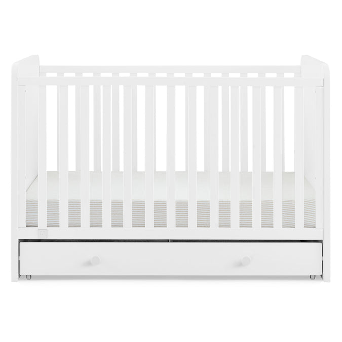 DCB: Bianca White (130) 16-babyGap Graham 4-in-1 Convertible Crib with Storage Drawer