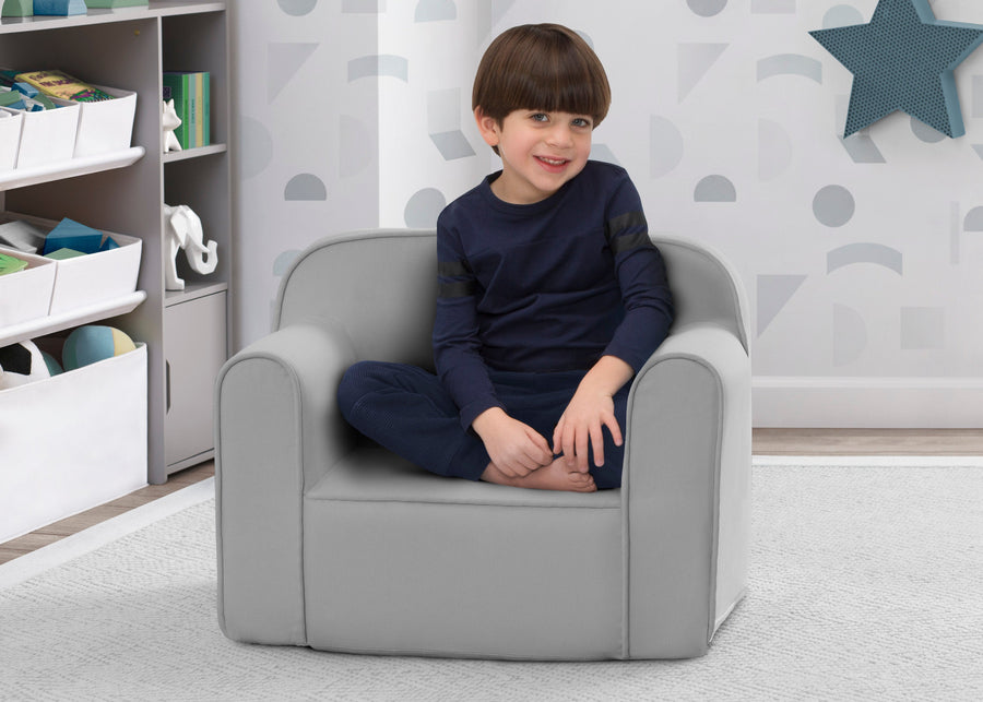 Light Grey (1353) 1-Cozee Chair for Kids