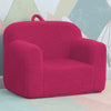 Hot Pink (1293) 28-Cozee Sherpa Chair for Kids