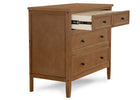 Chestnut (836) 45-Epic 3 Drawer Dresser with Interlocking Drawers