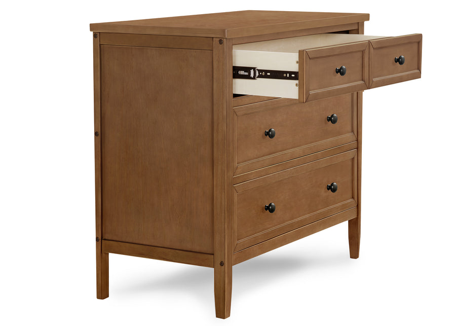 Chestnut (836) 45-Epic 3 Drawer Dresser with Interlocking Drawers