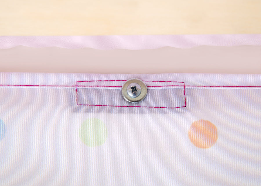 Dots (960) 21-Bed Tent - Curtain Set for Twin Loft or Bunk Bed (Bed Sold Separately)