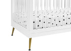Bianca White with Melted Bronze (186) 14-Sloane 4-in-1 Acrylic Convertible Crib
