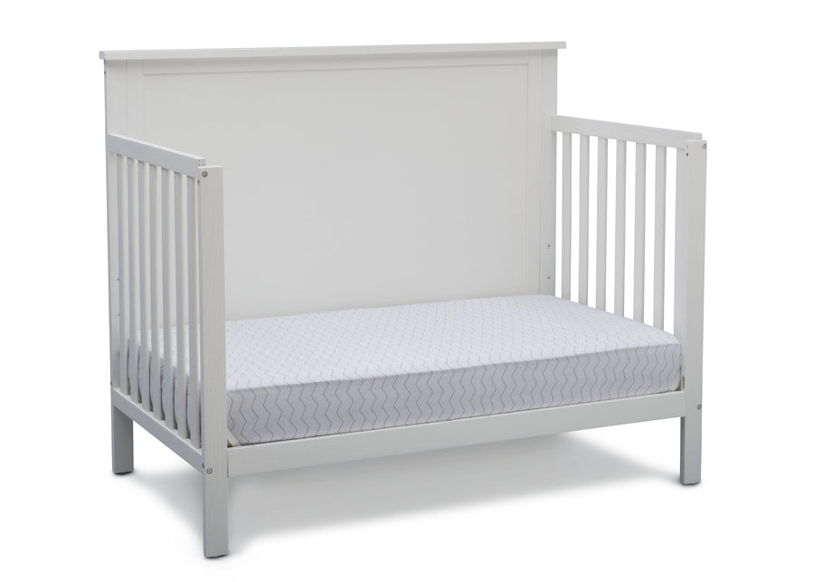Textured White (1349) 14-Middleton 4-in-1 Convertible Baby Crib