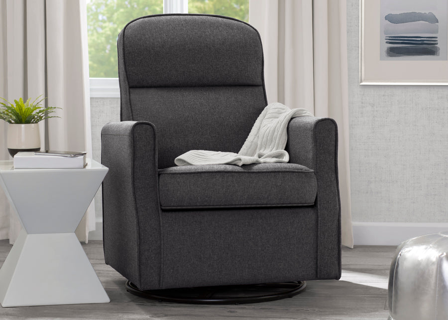 Blair Slim Nursery Glider Swivel Rocker Chair 11-Blair Slim Nursery Glider Swivel Rocker Chair