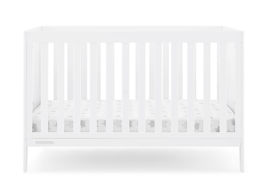 DCB: Bianca White (130) 15-Hayes 4-in-1 Convertible Crib