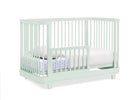 Light Sage (389) 44-Nest 4-in-1 Convertible Crib