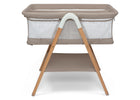 Tan (2470) 7-Bondi Beechwood Twin Bassinet