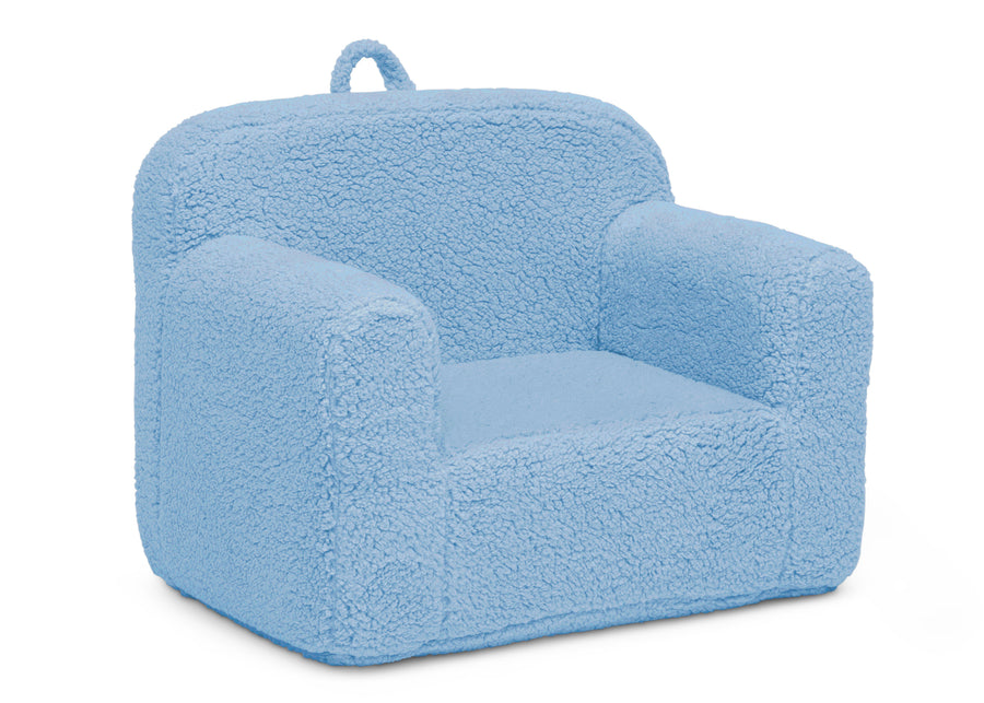 Powder Blue (1291) 22-Cozee Sherpa Chair for Kids