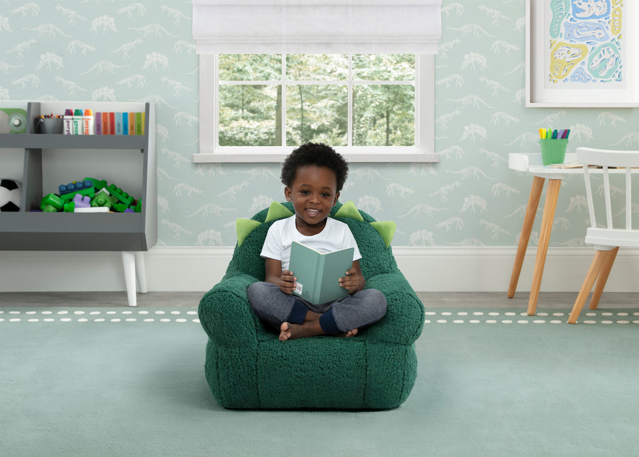 Green (1616) 2-Dinosaur Cozee Buddy Chair