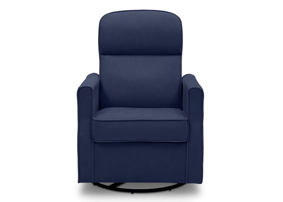 Navy (467) 6-Clair Slim Nursery Glider Swivel Rocker Chair
