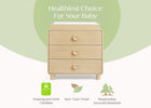 Natural Sandstone (1544) 3-Ari 3 Drawer Dresser with Changing Top