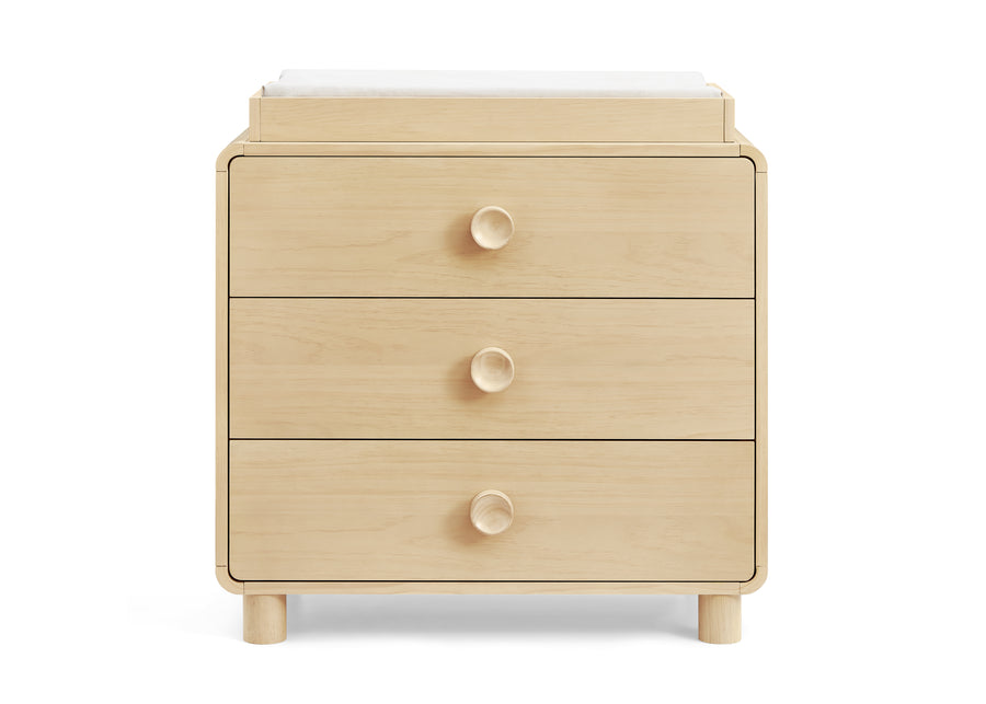 Natural Sandstone (1544) 9-Ari 3 Drawer Dresser with Changing Top