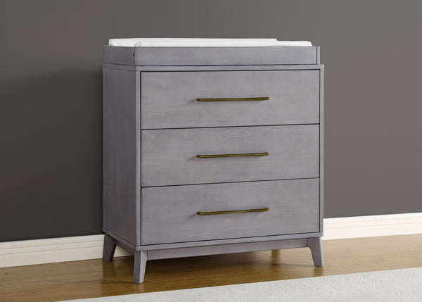 delta children spencer 3 drawer dresser with changing topper Spencer 3 Drawer Dresser with Changing Top and Interlocking Drawers
