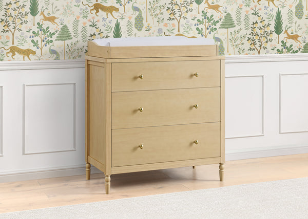 delta children dresser with changing top Serena 3 Drawer Dresser with Changing Top and Interlocking Drawers