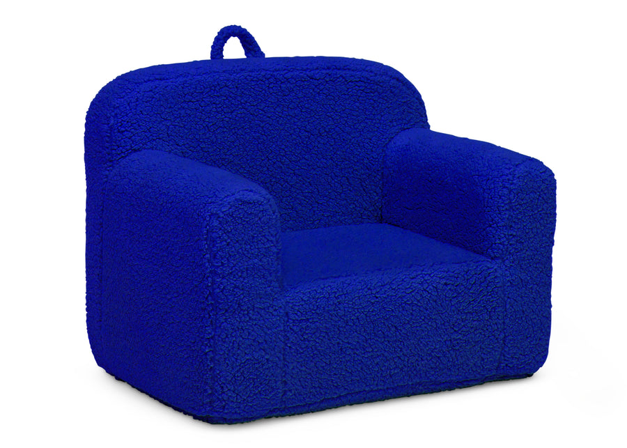 Royal Blue (1296) 36-Cozee Sherpa Chair for Kids