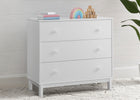 Bianca White (130) 8-babyGap Legacy 3 Drawer Dresser with Interlocking Drawers