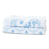 DCB: Blue Botanicals (3035) 7-Blue Botanicals Fitted Crib Sheets - 2 Pack