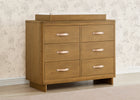 Acorn (755) 1-babyGap Skye 6 Drawer Dresser with Interlocking Drawers