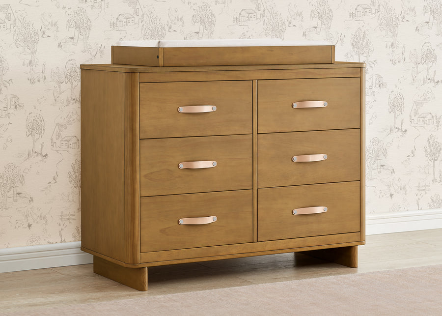 Acorn (755) 1-babyGap Skye 6 Drawer Dresser with Interlocking Drawers