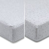 babyGap Grey Dots & Stripes 100% Organic Cotton Crib Sheets - 2 Pack 6-babyGap Grey Dots & Stripes 100% Organic Cotton Crib Sheets - 2 Pack