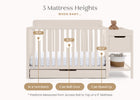 Soft Beige (1560) 5-Maya 5-in-1 Convertible Crib and Changer with Storage