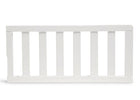 White crib bumper on a white background 51-Toddler Guardrail (0081)