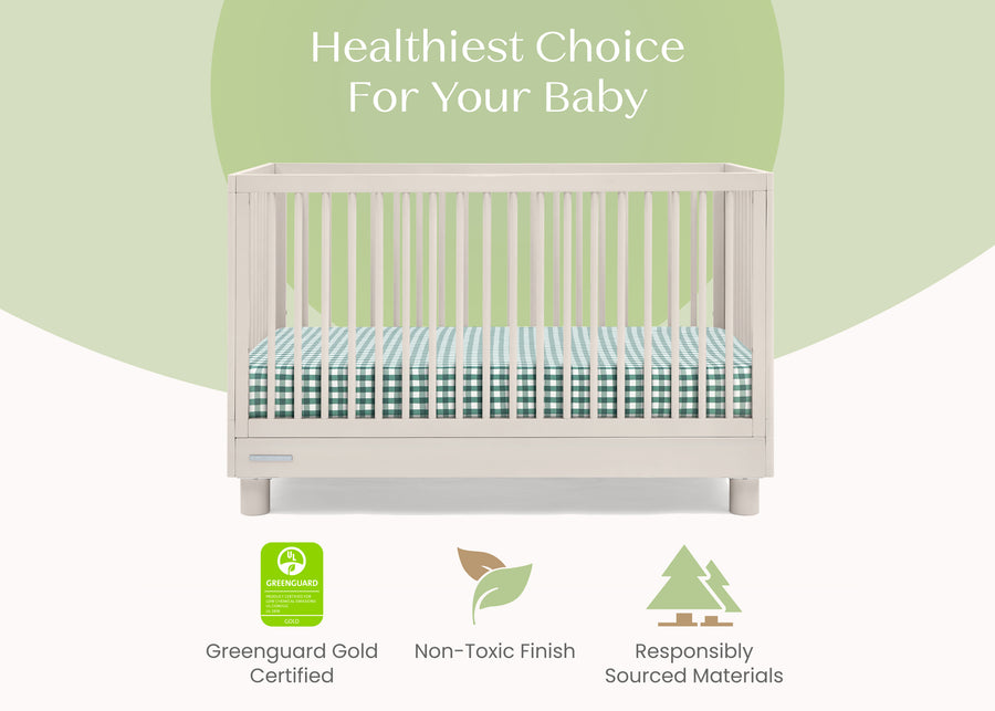 Soft Beige (1560) 18-Ari 4-in-1 Convertible Crib