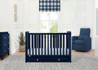 Navy with Light Blue (1476) 25-babyGap Graham 4-in-1 Convertible Crib with Storage Drawer