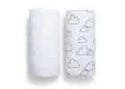 White Clouds (2409) 4-babyGap White Clouds 100% Organic Cotton Crib Sheets - 2 Pack