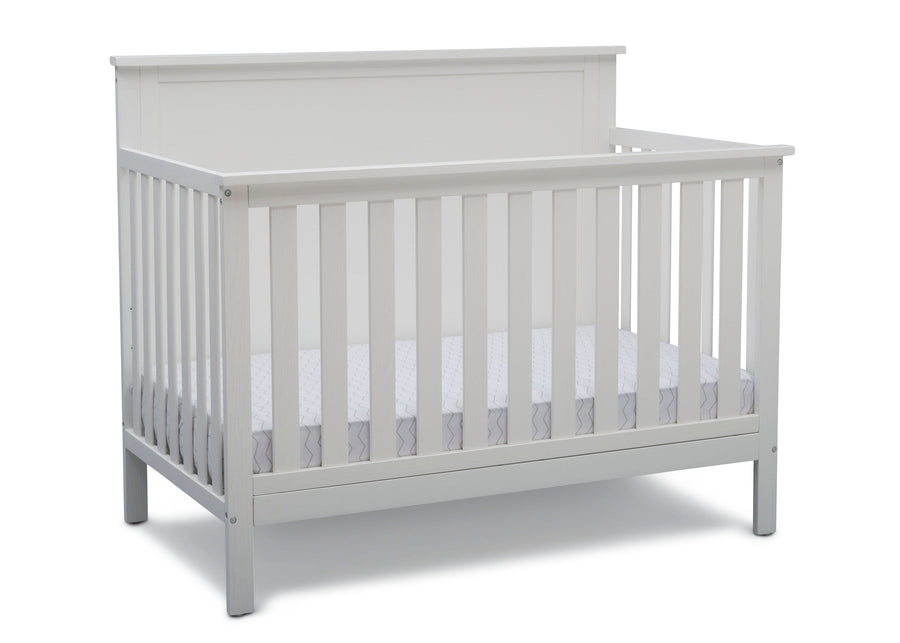 Textured White (1349) 9-Middleton 4-in-1 Convertible Baby Crib