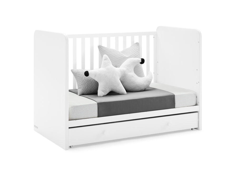 Bianca White (130) 14-babyGap Graham 4-in-1 Convertible Crib with Storage Drawer
