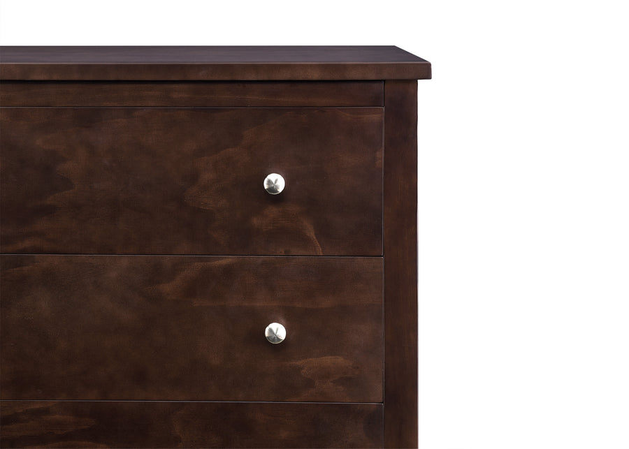 Walnut Espresso (1324) 9-Campbell 3 Drawer Dresser
