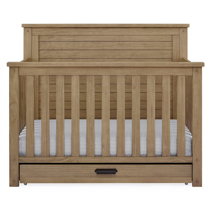 DCB: Rustic Acorn (1383) 9-Caden 6-in-1 Convertible Crib with Trundle Drawer