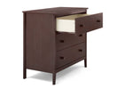 Walnut Espresso (1324) 9-Casey 3 Drawer Dresser